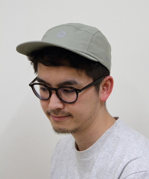 MARMOT(マーモット)の「Marmot/マーモット ゴアテックス マウンテンロゴジェットキャップ GTX Mountain Logo Jet Cap(キャップ・メンズ・ブラック/マルチ/ライトカーキ・FREE)」の3枚目の写真