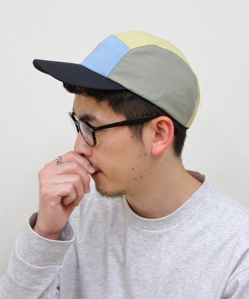 MARMOT(マーモット)の「Marmot/マーモット ゴアテックス マウンテンロゴジェットキャップ GTX Mountain Logo Jet Cap(キャップ・メンズ・ブラック/マルチ/ライトカーキ・FREE)」の1枚目の写真