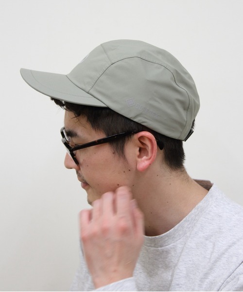 MARMOT(マーモット)の「Marmot/マーモット ゴアテックス マウンテンロゴジェットキャップ GTX Mountain Logo Jet Cap(キャップ・メンズ・ブラック/マルチ/ライトカーキ・FREE)」の9枚目の写真