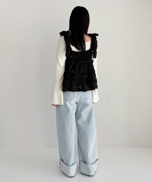Heather(ヘザー)の「ロールアップデニムパンツ 321916(デニムパンツ・レディース・ブラック/ライトブルー・S/M)」の19枚目の写真