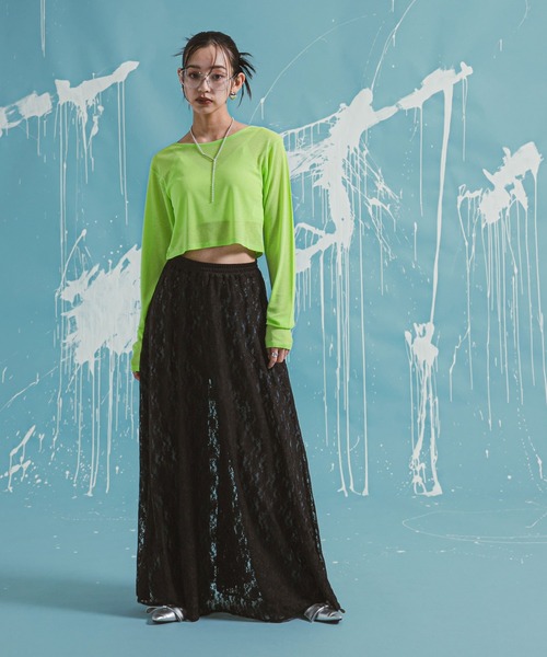 bohmal(ボマール)の「レースロングスカート(スカート・レディース・ブラック/ホワイト・FREE)」の16枚目の写真