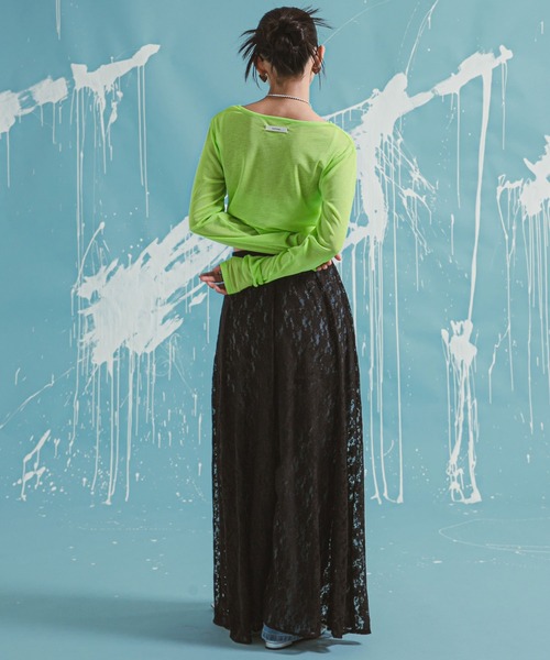 bohmal(ボマール)の「レースロングスカート(スカート・レディース・ブラック/ホワイト・FREE)」の17枚目の写真