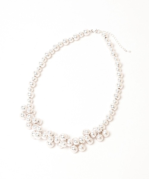 GLOBAL WORK（グローバルワーク）の「MATINEE LINE/ボリュームボールネックレス/288834（ネックレス・レディース・シルバー/ゴールド・FREE）」の11枚目の写真