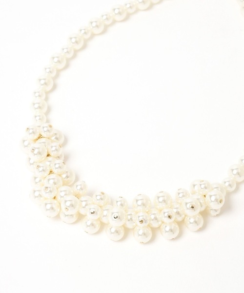 GLOBAL WORK（グローバルワーク）の「MATINEE LINE/ボリュームボールネックレス/288834（ネックレス・レディース・シルバー/ゴールド・FREE）」の10枚目の写真