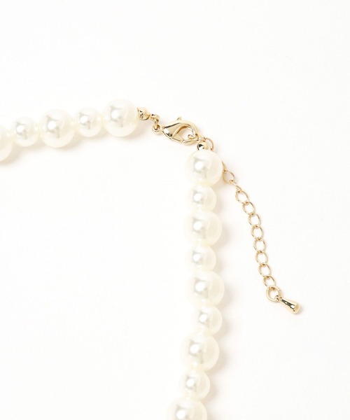 GLOBAL WORK（グローバルワーク）の「MATINEE LINE/ボリュームボールネックレス/288834（ネックレス・レディース・シルバー/ゴールド・FREE）」の5枚目の写真