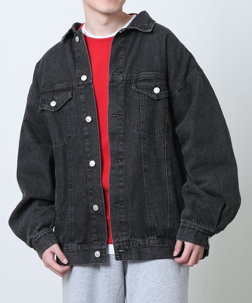 ZIP FIVE（ジップファイブ）の「【ZIP FIVE】 ビッグシルエット ケミカル / ネイビー デニム Gジャン / デニムジャケット（デニムジャケット・メンズ・ブラック/ネイビー/ブルー・FREE）」の17枚目の写真