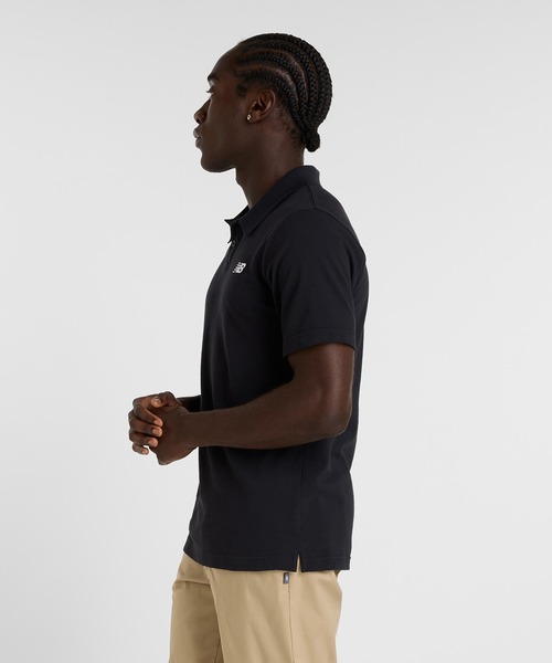 NEW BALANCE（ニューバランス）の「ピケポロシャツ（ポロシャツ・メンズ・ホワイト/ライトグレー/ブラック・XX-LARGE/X-LARGE/LARGE/MEDIUM/SMALL）」の5枚目の写真