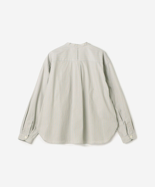 DANTON ダントン バンドカラーシャツ コットン ベージュ 36 ◇[DT-B0280VSS]DANTON(ダントン) BAND COLLAR SHIRT L/S バンド