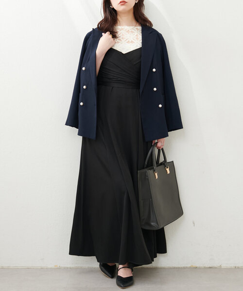 natural couture osono カシュクールリボンキャミワンピース natural couture ワンピース osonoアシメカシュクールリボン