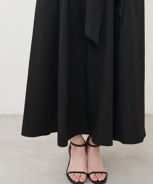 natural couture（ナチュラルクチュール）の「osonoアシメカシュクールリボンキャミワンピース（ワンピース・レディース・アイボリー/ブルー/モカ/ブラック・LARGE/MEDIUM）」の10枚目の写真