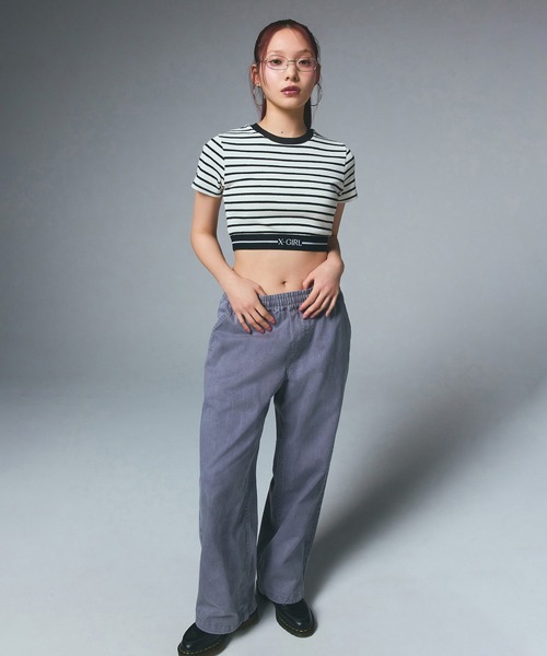 FADED FACE EASY PANTS（その他パンツ）｜X-girl（エックス