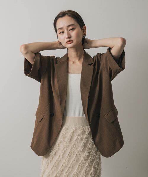 UR TECH DRYLUXE』リネンライクジャケット（テーラード