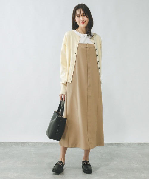 GLOBAL WORK(グローバルワーク)の「Fffit エフィット/やわらかストレッチクルーネックT/291133(Tシャツ/カットソー・レディース・グリーン系その他2/オフホワイト/ブラウン系その他6/ブラック・X-SMALL/MEDIUM/LARGE/SMALL)」の8枚目の写真