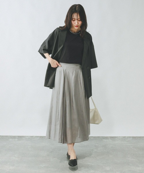 GLOBAL WORK(グローバルワーク)の「Fffit エフィット/やわらかストレッチクルーネックT/291133(Tシャツ/カットソー・レディース・グリーン系その他2/オフホワイト/ブラウン系その他6/ブラック・X-SMALL/MEDIUM/LARGE/SMALL)」の15枚目の写真