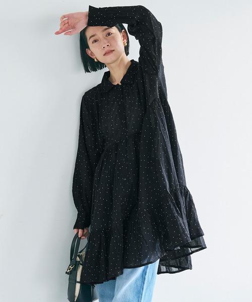 セール】【WEB限定セール】ティアードチュニック（シャツ/ブラウス