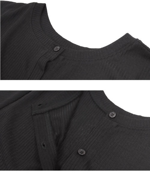 KOBE LETTUCE（コウベレタス）の「前後2wayシアーリブカットソーカーディガン（カーディガン/ボレロ・レディース・ホワイト/ピンク/イエロー/ブラック/ブルー・M）」の12枚目の写真