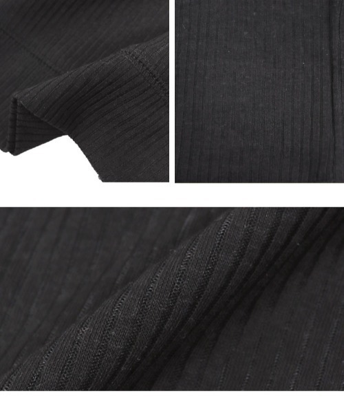 KOBE LETTUCE（コウベレタス）の「前後2wayシアーリブカットソーカーディガン（カーディガン/ボレロ・レディース・ホワイト/ピンク/イエロー/ブラック/ブルー・M）」の13枚目の写真