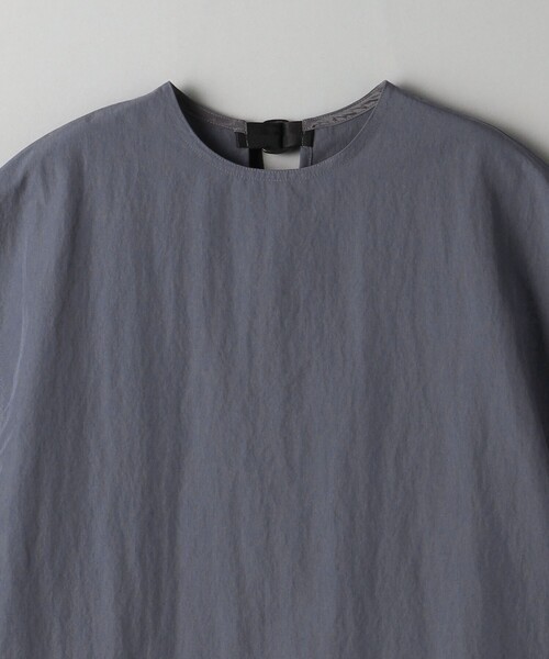 BEAUTY&YOUTH UNITED ARROWS（ビューティーアンドユースユナイテッドアローズ）の「コットンナイロン バックベルト ミニワンピース（ワンピース・レディース・ネイビー/ホワイト/ブラック・FREE）」の18枚目の写真