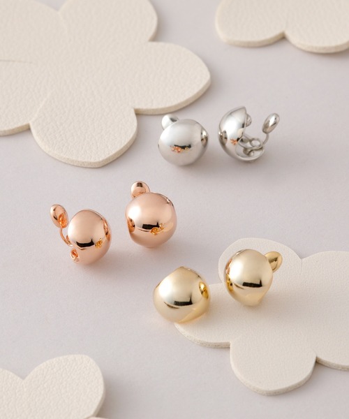 CALIN STANDARD(カリンスタンダード)の「◆金属アレルギー対応◆◆made in japan◆【痛くない】【落ちにくい】【ストレスフリーな着け心地】ボール ミニループフィットイヤリング(イヤリング・レディース・ゴールド/ピンクゴールド/シルバー・FREE)」の3枚目の写真