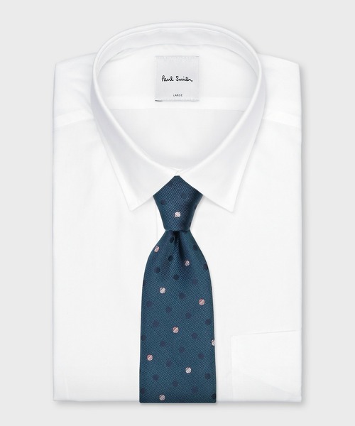 Paul Smith(ポールスミス)の「“Signature Spot” タイ【150036 552MJ】(ネクタイ・メンズ・ダークグリーン/ライトブルー/ネイビー/マルーン・FREE)」の6枚目の写真