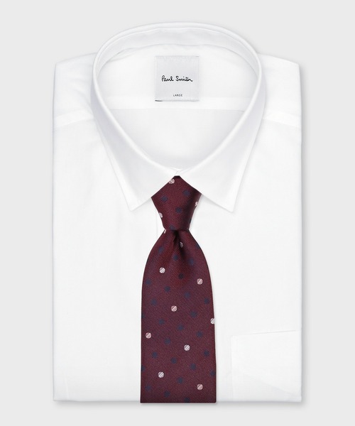 Paul Smith(ポールスミス)の「“Signature Spot” タイ【150036 552MJ】(ネクタイ・メンズ・ダークグリーン/ライトブルー/ネイビー/マルーン・FREE)」の12枚目の写真