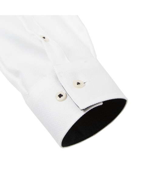 TOKYO SHIRTS(トウキョウシャツ)の「超形態安定ノーアイロン レギュラー 長袖ビジネスワイシャツ(ビジネスシャツ・レディース・ホワイト・S/M/L/LL/XL)」の4枚目の写真