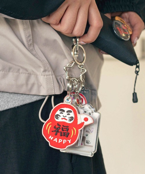 ニューレトロ（ニューレトロ）の「ニューレトロ スティッチワークキーホルダー 刺繍 キーリング ミニ チャーム （ニッポン）（キーホルダー・レディース・その他1/その他2/その他3/その他5/その他8/その他6/その他7/その他4・FREE）」の15枚目の写真