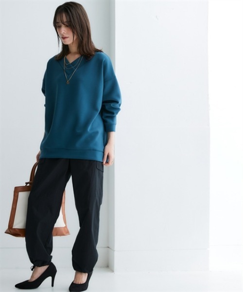 nissen（ニッセン）の「軽くてやわらか綿ナイロンカーゴパンツ(接触冷感・UVカット)＜大きいサイズ有＞（カーゴパンツ・レディース・ピンク/グリーン/ブラック・LL/S/3L/M/L）」の7枚目の写真