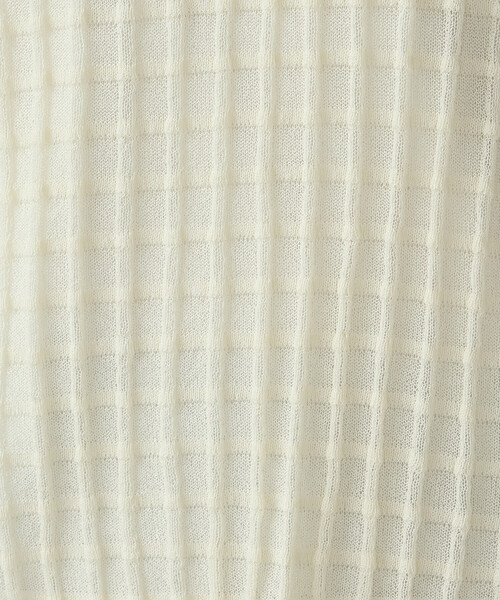 COMME CA ISM(コムサイズム)の「【セットアイテム】チェック柄ニットT+タンクトップ(ニット/セーター・レディース・ネイビー/ターコイズブルー/アイボリー・FREE)」の20枚目の写真