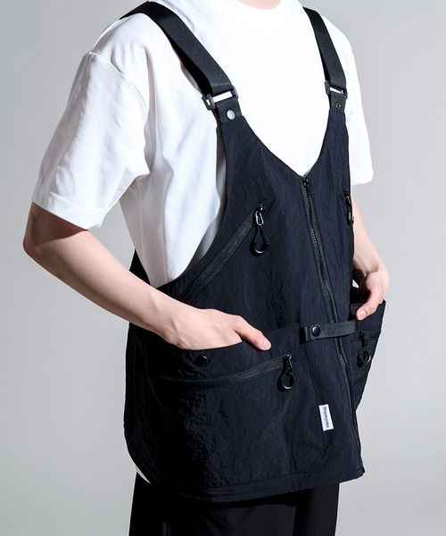 CALIFORNIA OUTFITTERS(カリフォルニア アウトフィッターズ)の「3C20 2WAY ユーティリティベスト(ベスト・メンズ・ブラック・ONESIZE)」の3枚目の写真