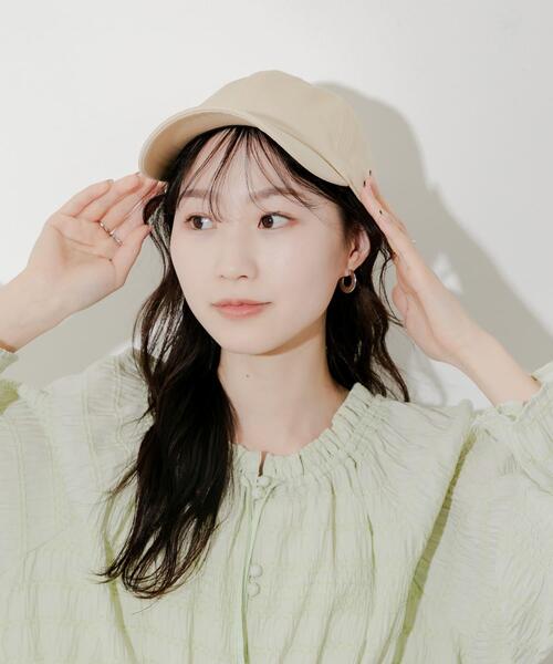 SMELLY(スメリー)の「バックリボンキャップ(キャップ・レディース・ブラック/ベージュ・-)」の4枚目の写真