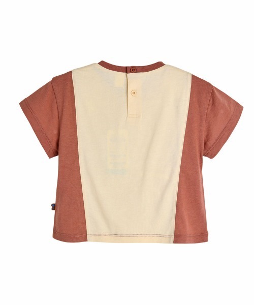 moimoln（モイモルン）の「【SOFT&】カラーコンボTシャツ（Tシャツ/カットソー・キッズ・ブラウン/パープル/イエロー・90cm/100cm/110cm/120cm）」の13枚目の写真