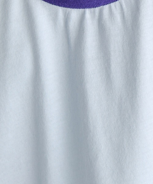 moimoln（モイモルン）の「【SOFT&】カラーコンボTシャツ（Tシャツ/カットソー・キッズ・ブラウン/パープル/イエロー・90cm/100cm/110cm/120cm）」の7枚目の写真