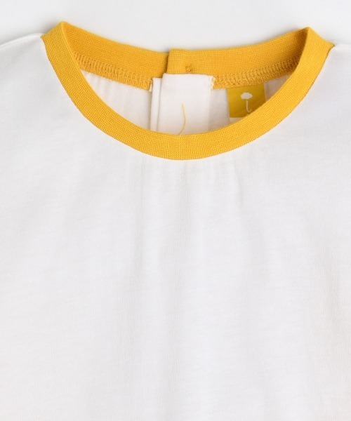 moimoln（モイモルン）の「【SOFT&】カラーコンボTシャツ（Tシャツ/カットソー・キッズ・ブラウン/パープル/イエロー・90cm/100cm/110cm/120cm）」の9枚目の写真