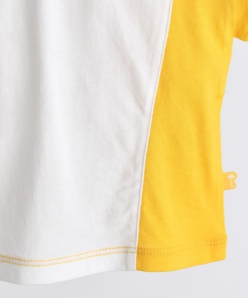 moimoln（モイモルン）の「【SOFT&】カラーコンボTシャツ（Tシャツ/カットソー・キッズ・ブラウン/パープル/イエロー・90cm/100cm/110cm/120cm）」の12枚目の写真