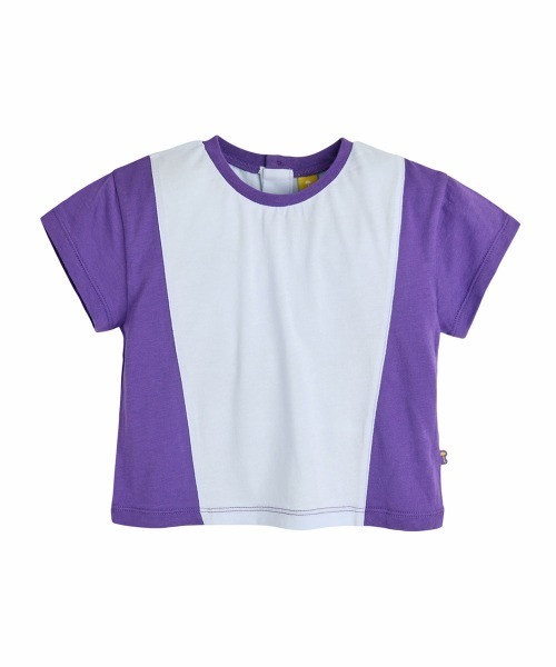 moimoln（モイモルン）の「【SOFT&】カラーコンボTシャツ（Tシャツ/カットソー・キッズ・ブラウン/パープル/イエロー・90cm/100cm/110cm/120cm）」の18枚目の写真