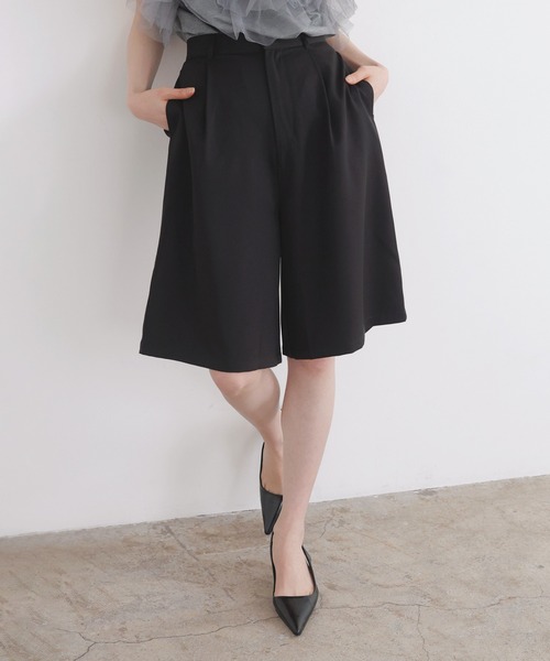 LIAN（リアン）の「ツイルハーフパンツ（その他パンツ・レディース・グレイッシュベージュ/グレー/ブラック・FREE）」の10枚目の写真