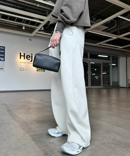 パンツ Toron セール】パネルラインカーブパンツ（その他パンツ）｜lesperance（レス