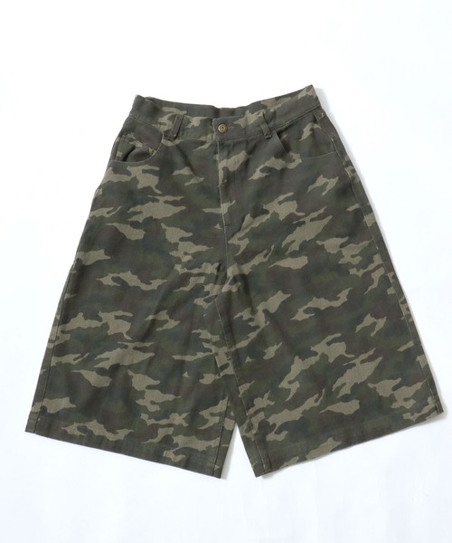 Salong hameu(サロン ハミュー)の「12ozオーバーダイ デニムワイドハーフパンツ/バミューダパンツ/ジョーツ メンズ レディース ユニセックス(デニムパンツ・メンズ・ブルー/チャコール/ブラック系/ネイビー系/ネイビー系1/グリーン系その他/ライトブルー・LL/M/L)」の13枚目の写真