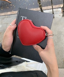 DEVICE（デバイス）の「ぷくぷく ハート ミニポーチ チャーム キーホルダー（ポーチ）」