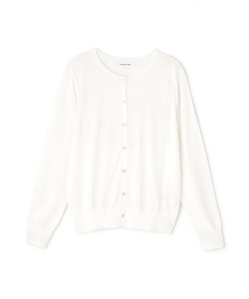 NATURAL BEAUTY BASIC（ナチュラルビューティーベーシック）の「◇レーヨンナイロンカーディガン（カーディガン/ボレロ・レディース・ブラック/オフホワイト/ブルー・FREE）」の13枚目の写真