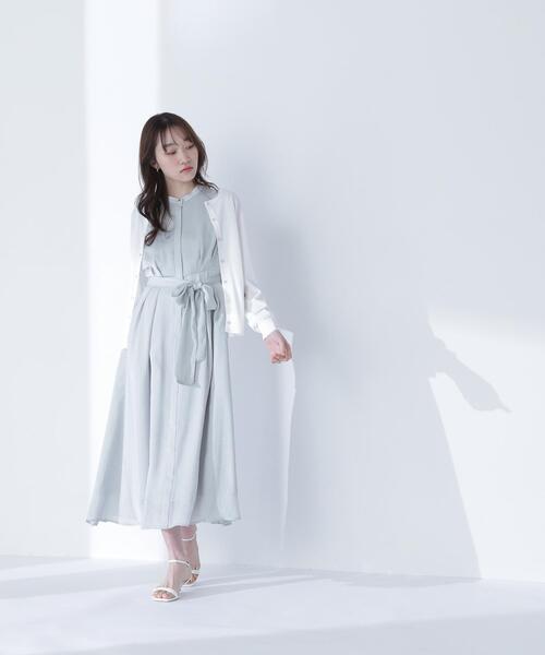 NATURAL BEAUTY BASIC（ナチュラルビューティーベーシック）の「◇レーヨンナイロンカーディガン（カーディガン/ボレロ・レディース・ブラック/オフホワイト/ブルー・FREE）」の17枚目の写真