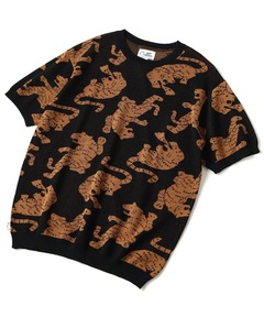 ジャーガードニットトラ柄Tee