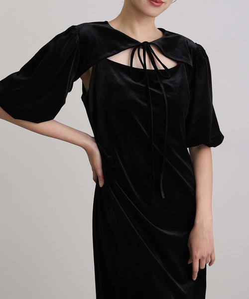 【新品】2way パーティードレス ワンピース 同窓お呼ばれ 二次会 結婚式 ドレス 2wayレースレイヤードドレス 結婚式 パーティードレス