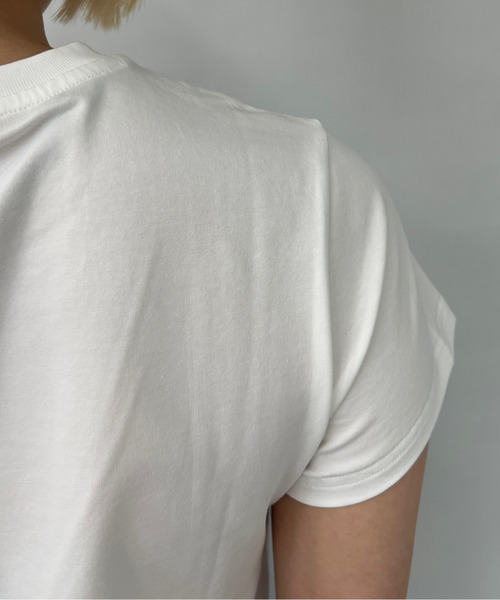 tシャツ ドッグプリント レースヘム 半袖Tシャツ FC25S203「Fano Studios」「2025SS」 レディース メンズ ドッグプリント レースヘム 半袖Tシャツ FC25S203【Fano Studios