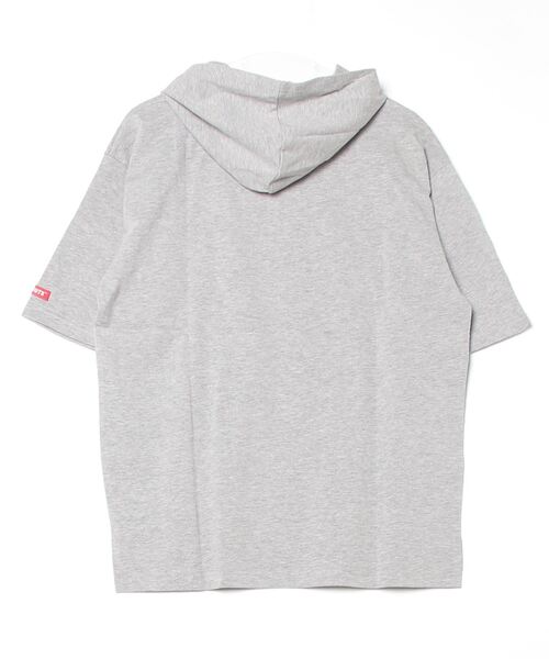 PEANUTS(ピーナッツ)の「PEANUTS集合柄発泡プリントパーカー(Tシャツ/カットソー・メンズ・オフホワイト/杢グレー/ネイビー・LL/L/M)」の7枚目の写真
