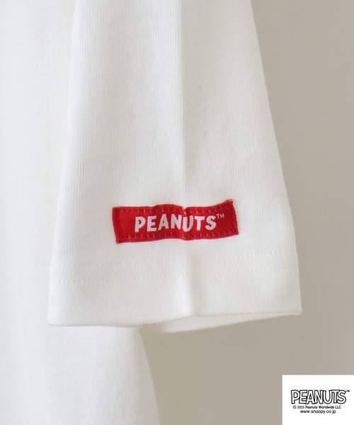 PEANUTS(ピーナッツ)の「PEANUTS集合柄発泡プリントパーカー(Tシャツ/カットソー・メンズ・オフホワイト/杢グレー/ネイビー・LL/L/M)」の17枚目の写真