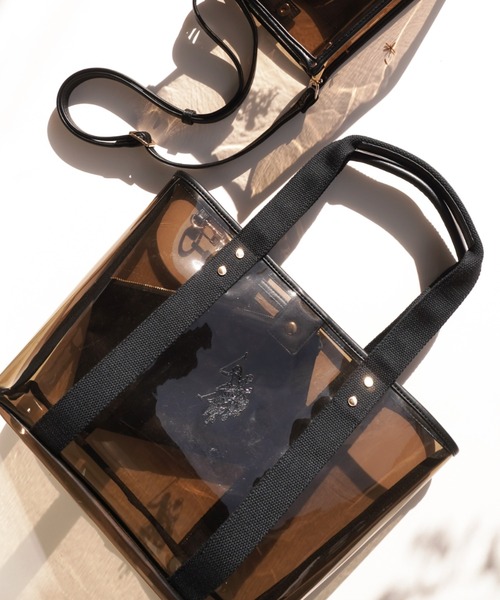U.S. POLO ASSN.（ユーエスポロアッスン）の「【U.S. POLO ASSN.】 ユーエスポロアッスン　WaterBeach　トートバッグ　USPA-2699（トートバッグ・レディース・ネイビー/ブラック/ホワイト/ブラウン・FREE）」の7枚目の写真