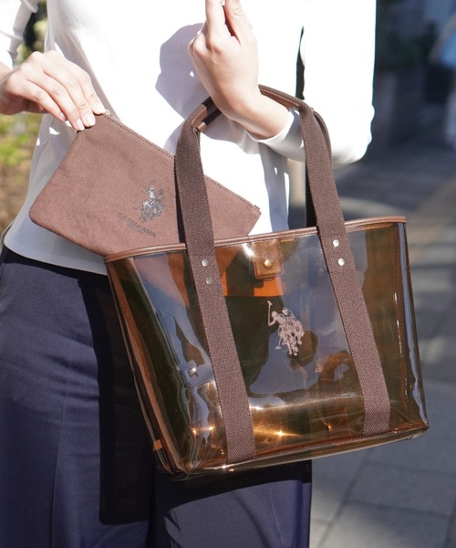 U.S. POLO ASSN.（ユーエスポロアッスン）の「【U.S. POLO ASSN.】 ユーエスポロアッスン　WaterBeach　トートバッグ　USPA-2699（トートバッグ・レディース・ネイビー/ブラック/ホワイト/ブラウン・FREE）」の20枚目の写真