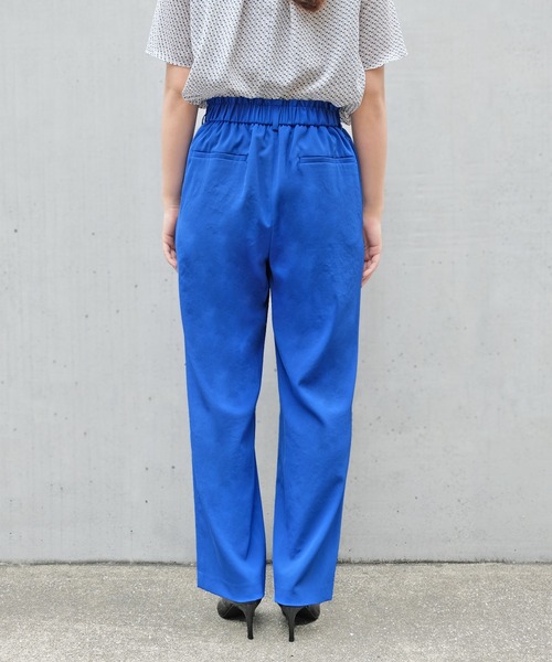 STRAWBERRY-FIELDS（ストロベリーフィールズ）の「【オンラインサイト限定販売】ヴィンテージツイルストレートパンツ　ロングパンツ（その他パンツ・レディース・ベージュ/ネイビー/ロイヤルブルー・2/3/1）」の7枚目の写真